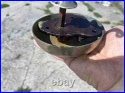 Antique turn style brass doorbell Patd sept 8 1863 architectural salvage