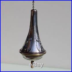 Art Nouveau silver plated butler bell by WMF