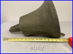 Authentic 15 Brass Ship Bell Tlemcen Alger Maritime Nautical Collectible
