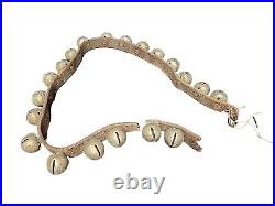 Authentic 20 Antique Horse Santa Sleigh Bells Great Patina Christmas PLEASE READ