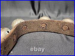 Authentic 20 Antique Horse Santa Sleigh Bells Great Patina Christmas PLEASE READ