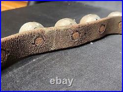 Authentic 20 Antique Horse Santa Sleigh Bells Great Patina Christmas PLEASE READ