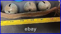 Authentic 20 Antique Horse Santa Sleigh Bells Great Patina Christmas PLEASE READ