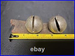 Authentic 20 Antique Horse Santa Sleigh Bells Great Patina Christmas PLEASE READ