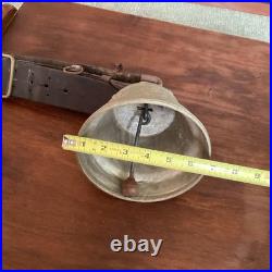 Authentic Antique Swiss Bronze Glocken Cowbell. 6.5 X 5. Religious Symbols