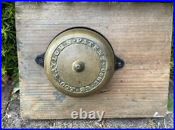 Authentic Antique Victorian Mechanical Door Bell Taylors Patent 1860 Excellent