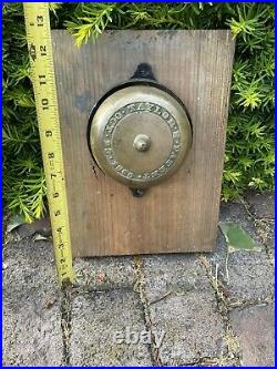 Authentic Antique Victorian Mechanical Door Bell Taylors Patent 1860 Excellent