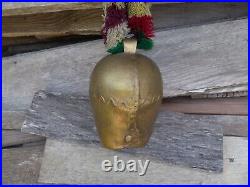 Authentic Swiss Cow Bell Treichel Made in Switzerland Vintage Large