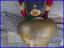 Authentic Swiss Cow Bell Treichel Made in Switzerland Vintage Large
