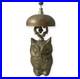 BRASS OWL novelty DESK BELL Antique 19th century