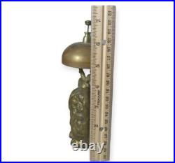 BRASS OWL novelty DESK BELL Antique 19th century