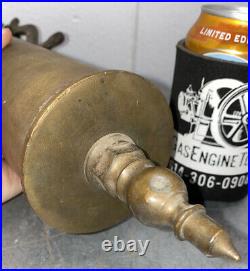 BRASS Single Chime Whistle Valve Antique Steam Air Hit Miss Vintage Bell