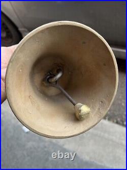 BRASS Swiss Cow Bell, Alb Gusset Uetendorf, Rare Marked A