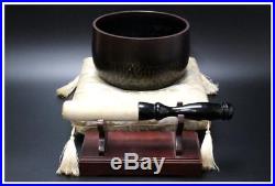 BT64 Japanese Buddhist temple bell orin bow gong # Buddhism withcushion & stick
