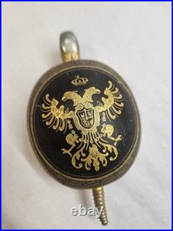 Beautiful Hotel Desk Bell Vintage BOJ Double End Ring Turtle Spain 1970's