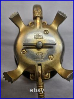 Beautiful Hotel Desk Bell Vintage BOJ Double End Ring Turtle Spain 1970's