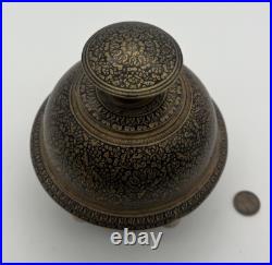 Beautiful Huge Vintage Solid Brass Indian Asian Claw Bell Clapper Hand Hammered Beautiful Huge Vintage Solid Brass Indian Asian Claw Bell Clapper Hand Hammered