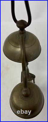 Beautiful Rare Antique Brass Horse Harness Carriage Parade Bells