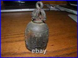 Bell Ganesha Antique Hanging Collectible Outdoor Church Temple Feng Shui Old