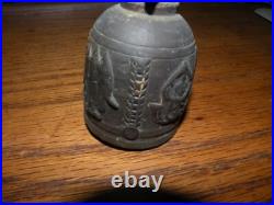 Bell Ganesha Antique Hanging Collectible Outdoor Church Temple Feng Shui Old