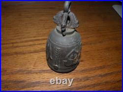 Bell Ganesha Antique Hanging Collectible Outdoor Church Temple Feng Shui Old