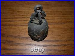 Bell Ganesha Antique Hanging Collectible Outdoor Church Temple Feng Shui Old