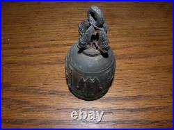Bell Ganesha Antique Hanging Collectible Outdoor Church Temple Feng Shui Old