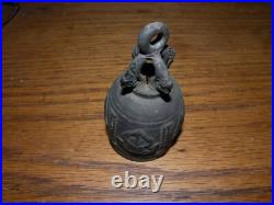 Bell Ganesha Antique Hanging Collectible Outdoor Church Temple Feng Shui Old