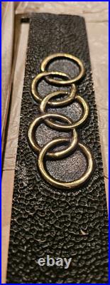 Bell String Fittings Brass Olympic Rings Logo Buckles (2) Sets-(4) Total Denmark