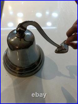 Big 11 Vintage Nautical Hanging Brass Ship Door Bell With Wall Mounted Bracket