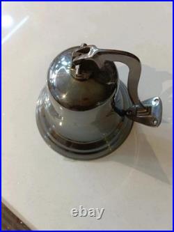 Big 11 Vintage Nautical Hanging Brass Ship Door Bell With Wall Mounted Bracket