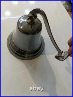 Big 11 Vintage Nautical Hanging Brass Ship Door Bell With Wall Mounted Bracket
