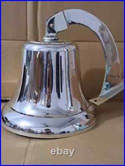 Big Brass Door Bell Wall Hanging Mount bell Nautical Brass Ship Loud Sound Decor