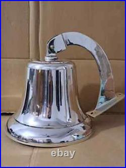 Big Brass Door Bell Wall Hanging Mount bell Nautical Brass Ship Loud Sound Decor