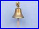 Big Door Bell Wall Hanging Mount Bell Marine Nautical Brass Ship Calling Decor