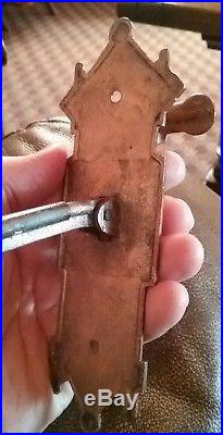 Bluebird brass old pull Down Style DOOR BELL T-LEVER Handle antique