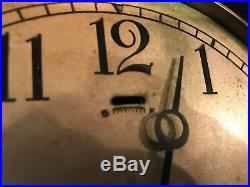 Brass 8.25 Chelsea Ships Bell Clock from ship 6 Dial S/N 139600 1920-1924 WOW