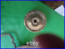 Brass And Porcelain Servants Bell Lever