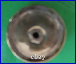 Brass And Porcelain Servants Bell Lever