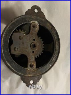 Brass Antique Mechanical Doorbell WithOrnate Decorative Wall Mount