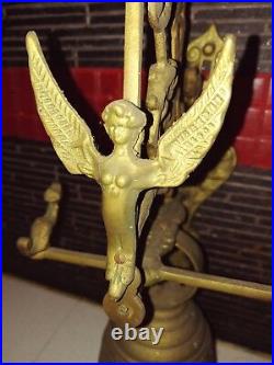 Brass Bell Figural Angel VOCEM MEAM AUDIT QUI ME TANGIT