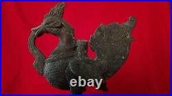 Brass Bell Metal Peacock Bird Antique Statue Figurine Idol Sculpture b33
