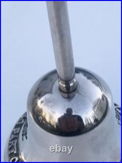 Brass Crome Church/School Hand Bell Greenfield Mass 1832-1943-2nd Congressional