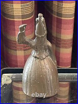 Brass Figurine Bell Priest Mission Pope 4 Tall