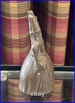 Brass Figurine Bell Priest Mission Pope 4 Tall