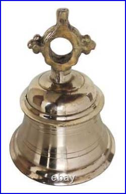 Brass Hanging Temple Door Puja Bell Without Chain