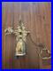 Brass Leo Pelicanus Angelus Angel Griffin Relief Scandinavian Door Bell