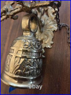 Brass Leo Pelicanus Angelus Angel Griffin Relief Scandinavian Door Bell