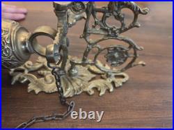Brass Leo Pelicanus Angelus Angel Griffin Relief Scandinavian Door Bell