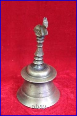 Brass Nandi Hand Bell Old Vintage Antique Rare Collectible Halloween Gifts PP-8